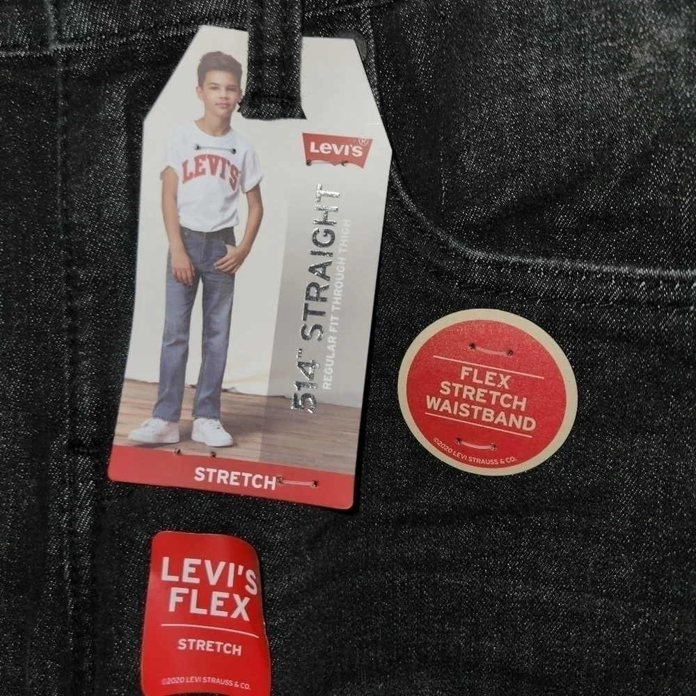 Levi's boys #514 straight jeans - Picture 4 of 7